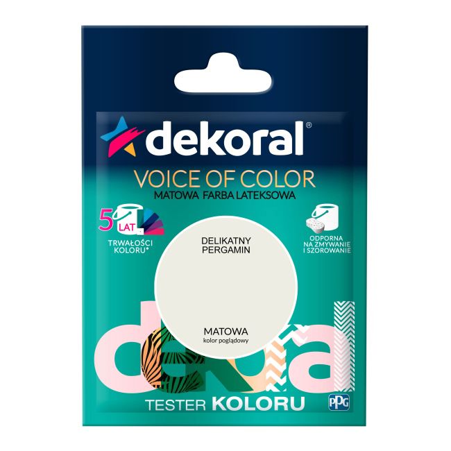 Dekoral Voice of Color farvetester i delikatig pergament 0,05 l