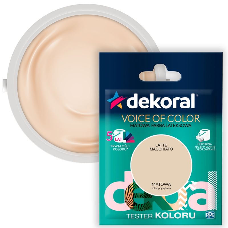 Testerfarve Dekoral Voice of Color latte macchiato 0,05 l