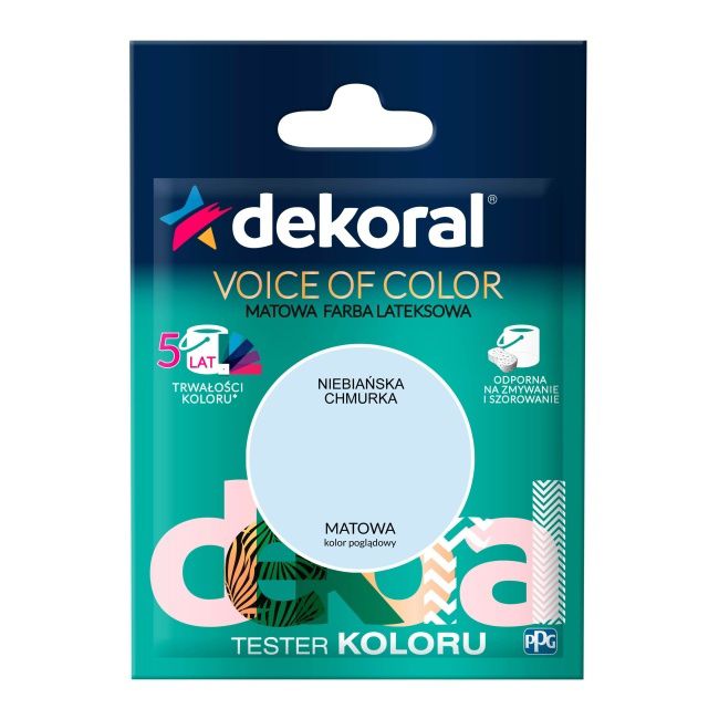 Dekoral Voice of Color farvetester himmelsk sky 0,05 l