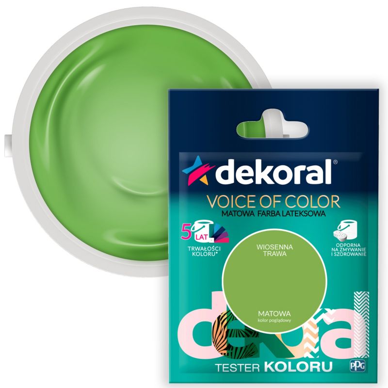 Dekoral Voice of Color farvetester forårgræs 0,05 l
