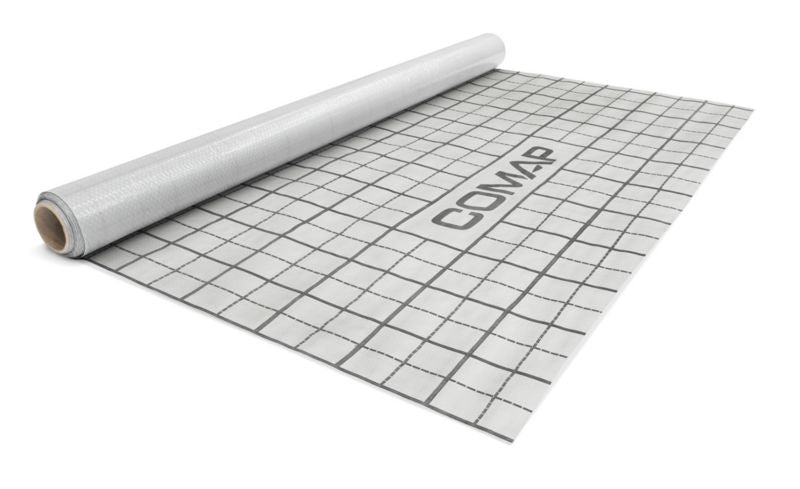 Polypropylenstof med tryk til vandbaseret gulvvarme 25 m²