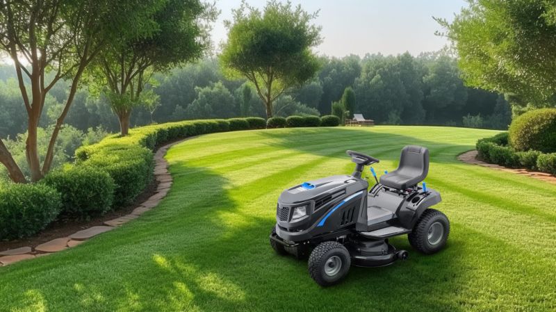 MacAllister SD traktor 413 cm³ med 98 cm klippebredde