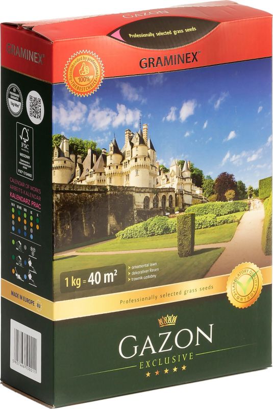 Gazon græsfrø 1 kg