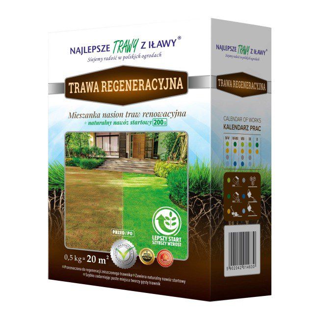 Renoveringsgræsblanding 0,5 kg