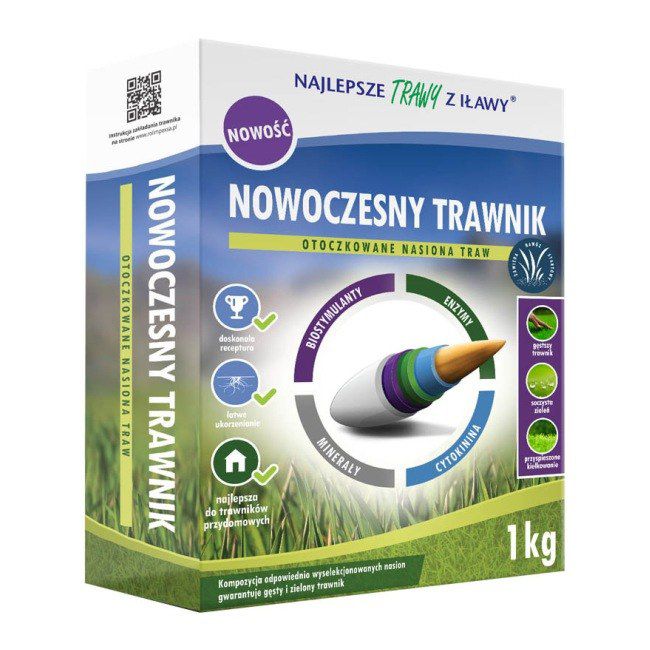 Græsfrø Moderne Plæne 1 kg