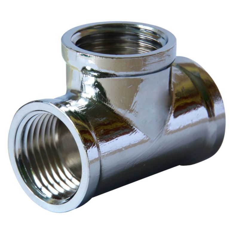 1/2" krom trerørsstykke