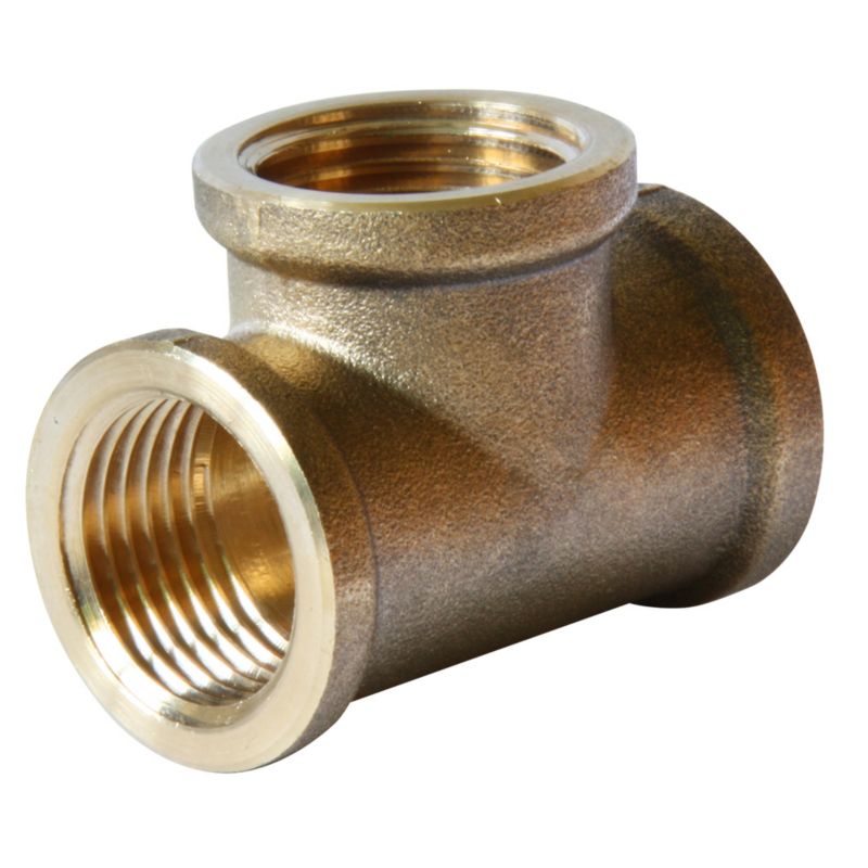 T-stykke 1/2” i messing