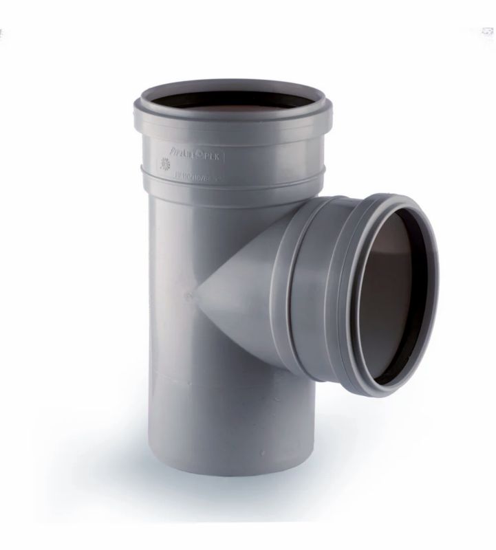 PP Pipelife 88° indvendig kloakgrenrør 75 / 75 mm