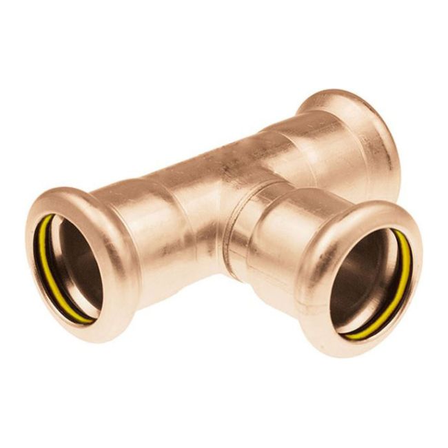 KAN-therm Press Gas kobber T-stykke 15 mm