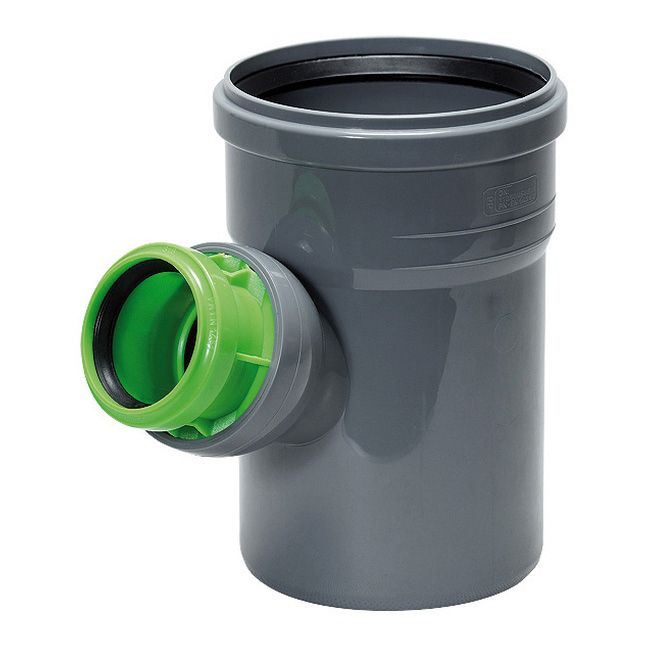 Justerbar grenrør Tycner 110/50 mm 45°-88°