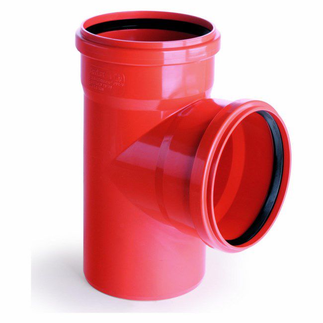 PVC-triplekobling Pipelife 88° 110 / 110 mm