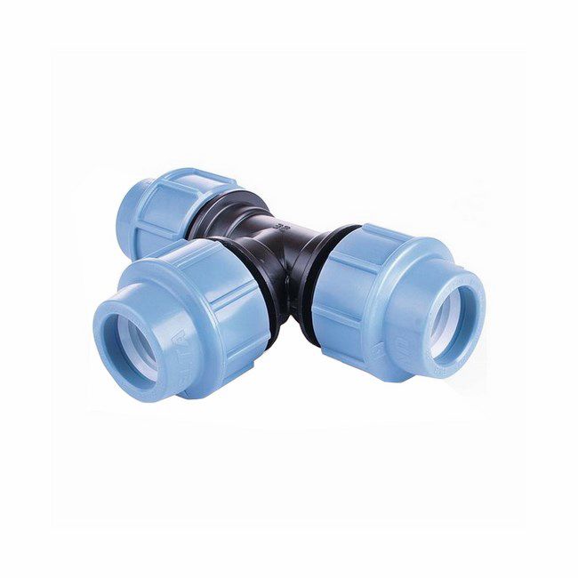 PE Pipelife lige gennemløbsgren 40 x 40 x 40 mm