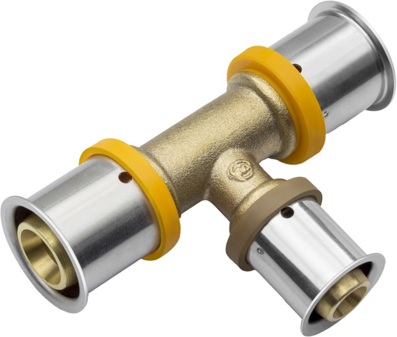 KAN-therm Ultrapress reduktions-T-stykke 20 x 16 x 20 mm