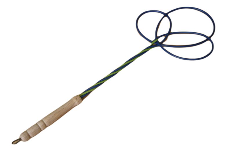 Grøn-blå tæppebanker