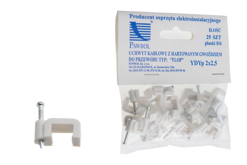 Kabelholdere Pawbol 2 x 2,2 mm 25 stk.