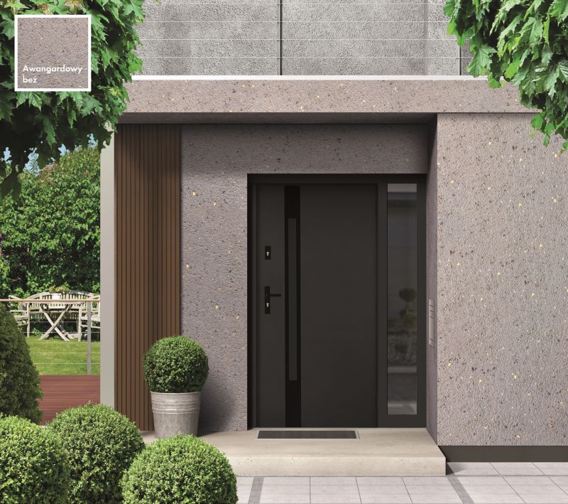 Knauf Mika dekorativ puds i avantgarde beige