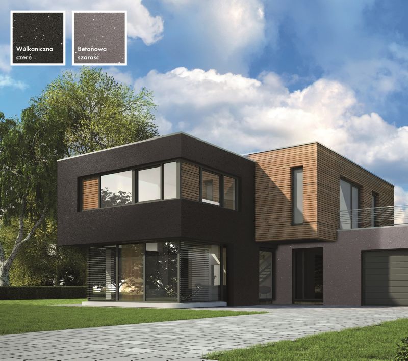 Knauf Mika dekorativ puds i betongrå