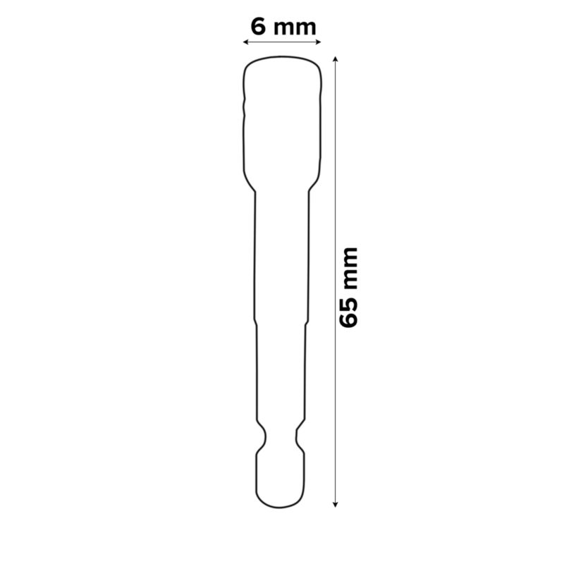 Erbauer 6 mm holder til skruer og møtrikker