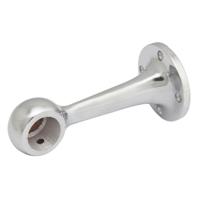 Afstandshåndtag til afslutning Ø 25 mm, længde 10 cm, krom