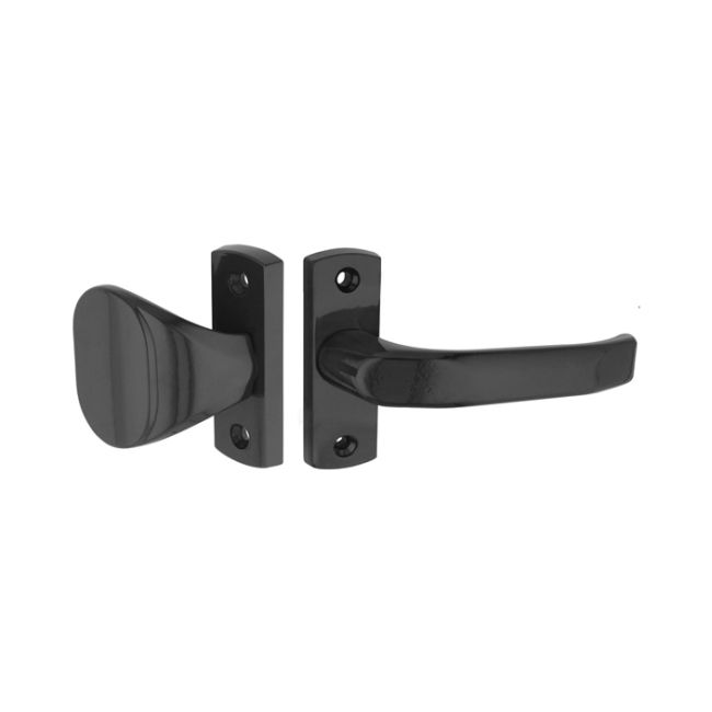 Sort delt skilt-greb til yderdør