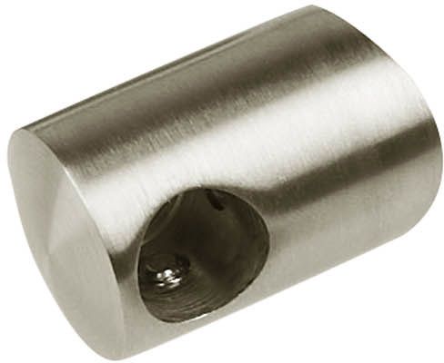 Shop Line Q12/Q42,4 højre endestykke i rustfrit stål