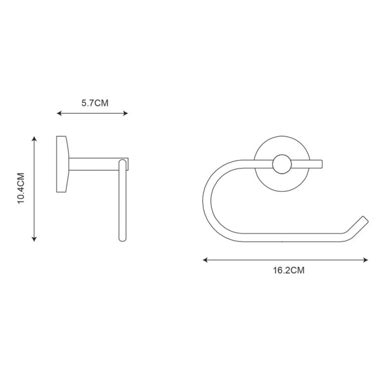 GoodHome Ormara WC-papirholder