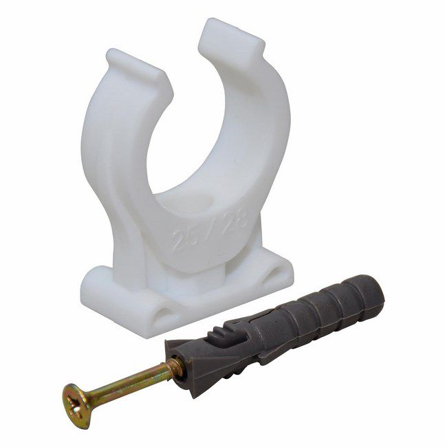 Enkelt 34 mm rørholder, 4 stk.