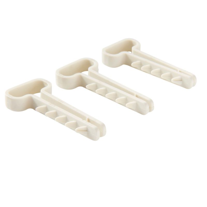 Flade kabelholdere 6 x 16 mm grå 100 stk.