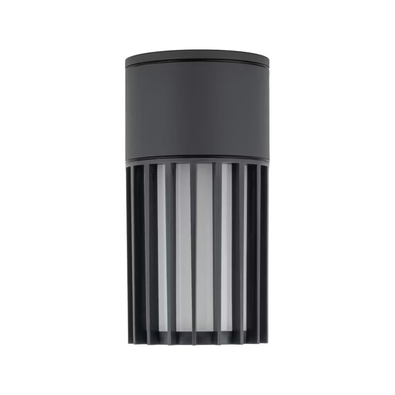 Udendørs Loftlampe Ribo 9x17 cm Grå IP54 1xE27