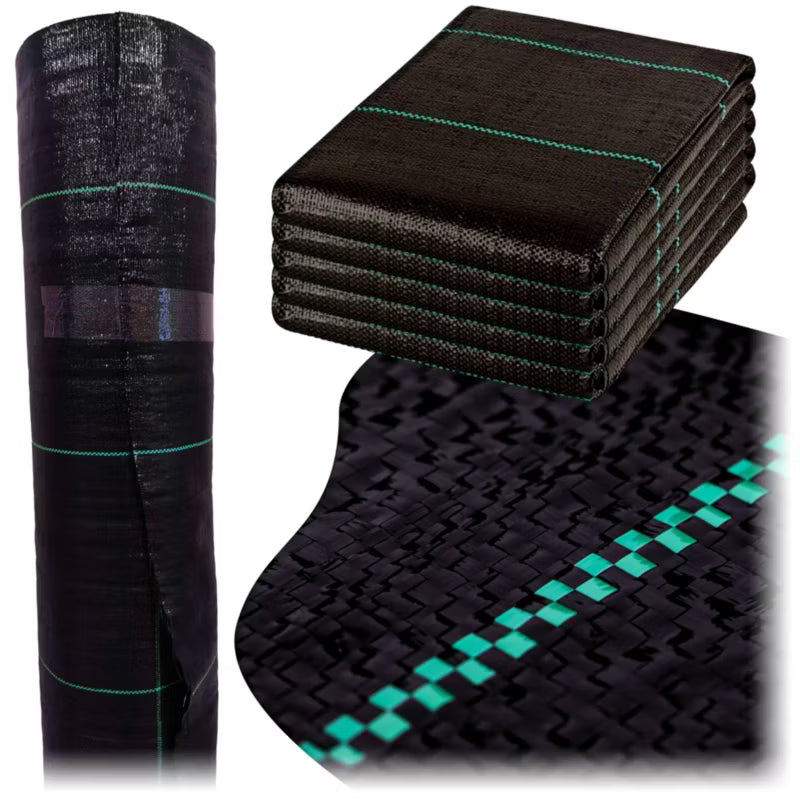 Ukrudtsdug 1,1x20 m Sort 100 g/m²