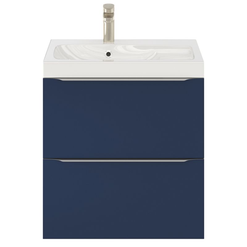 GoodHome Mila 60 cm konglomerat-vask med afløbsventil