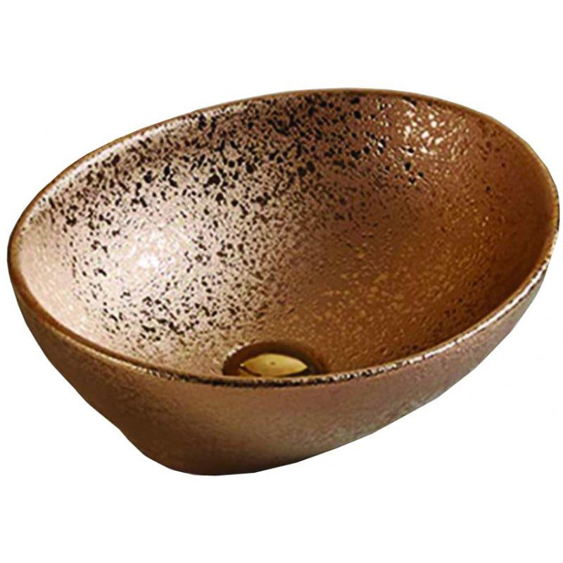 Mexen Elza bordmonteret vask 40 x 33 cm i kobberfarve, 1 stk.