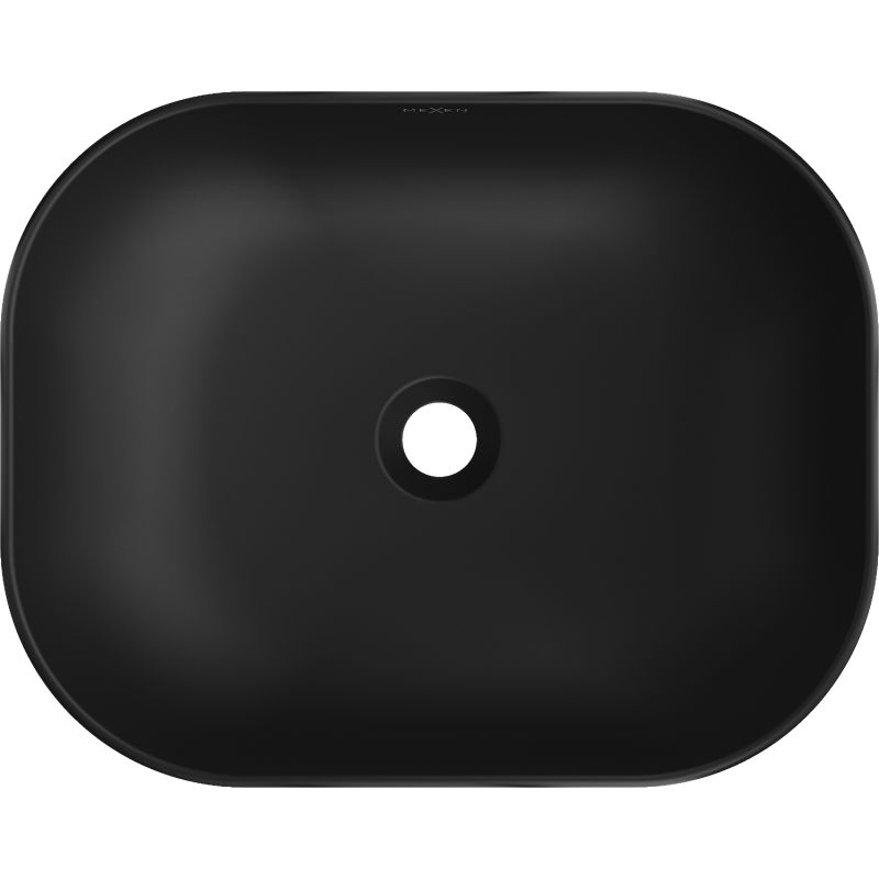 Mexen Rosa bordmonteret vask 50 x 40 cm mat‑sort 1 stk.