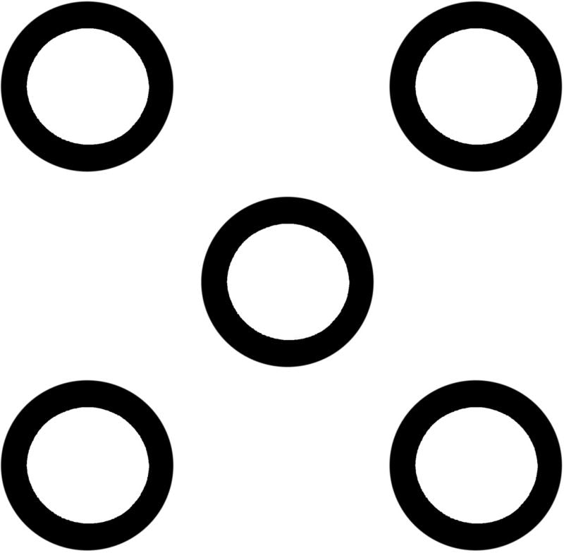 Pakke med 5 stk. 1/2" pakninger i blisterpakning