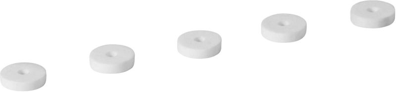 Tycner 3/8'' silikone hovedpakning, 5 stk.