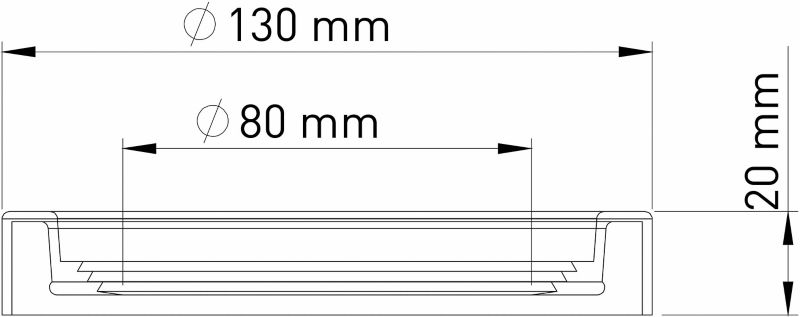 Tycner underputningspakning til WC-afløbsrør 80 mm