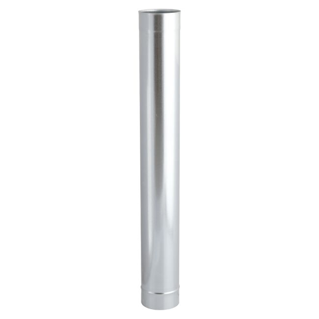 Ventilationsrør RP130 1000 mm Galvaniseret Stål