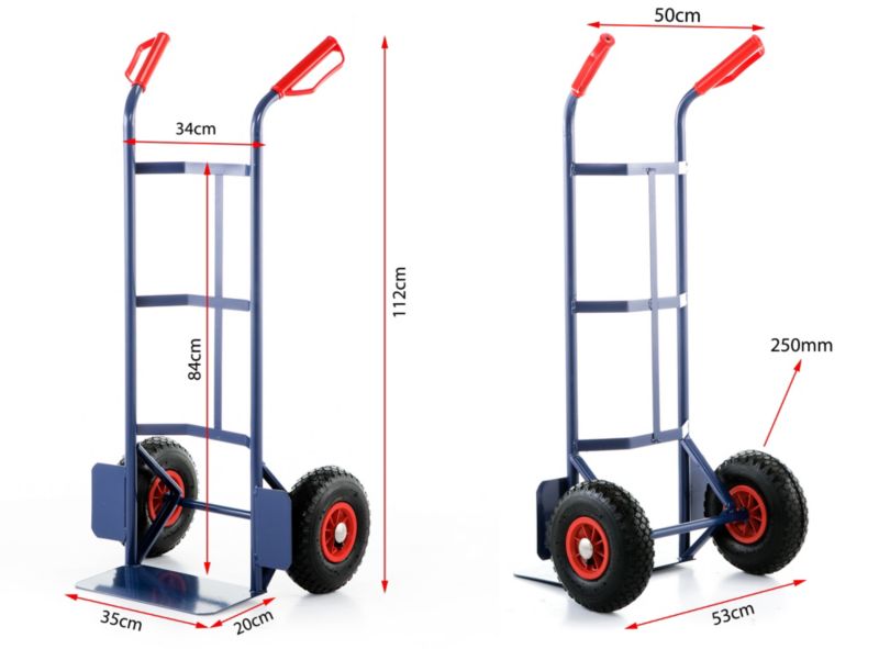 HIGHER lager- og transportvogn med møllefunktion 200 kg, 1 stk