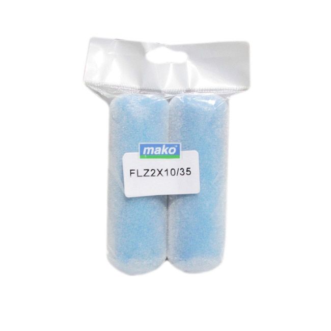 Flock-ruller 10 cm Ø 35 mm, 2 stk.