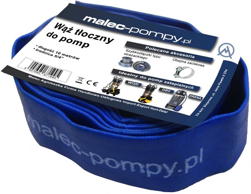 Trykslange 5/4" 10 m