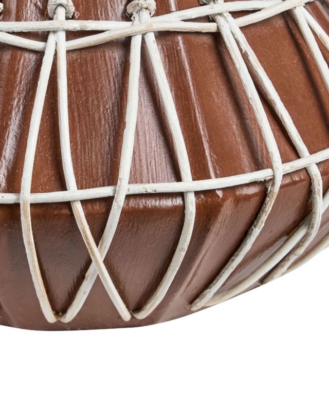 Dekorativ vase Kluet keramik brun 1 stk.