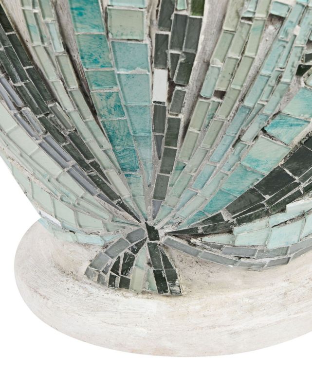 Dekorativ vase Rawas keramik hvid 1 stk.