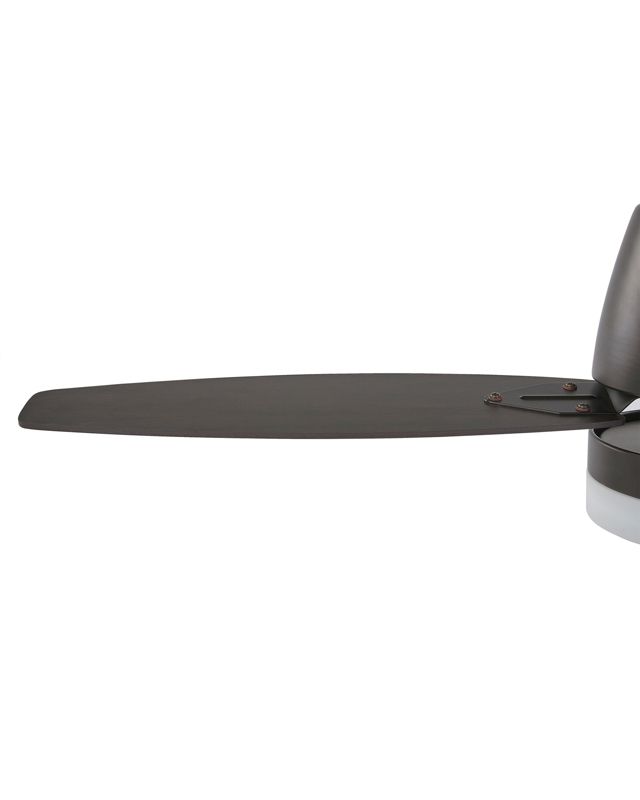 Loftventilator med lampe Mlava mørkt træ 1 stk.