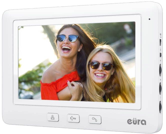 Videodørtelefon Eura Alpha VDP-45A3 hvid