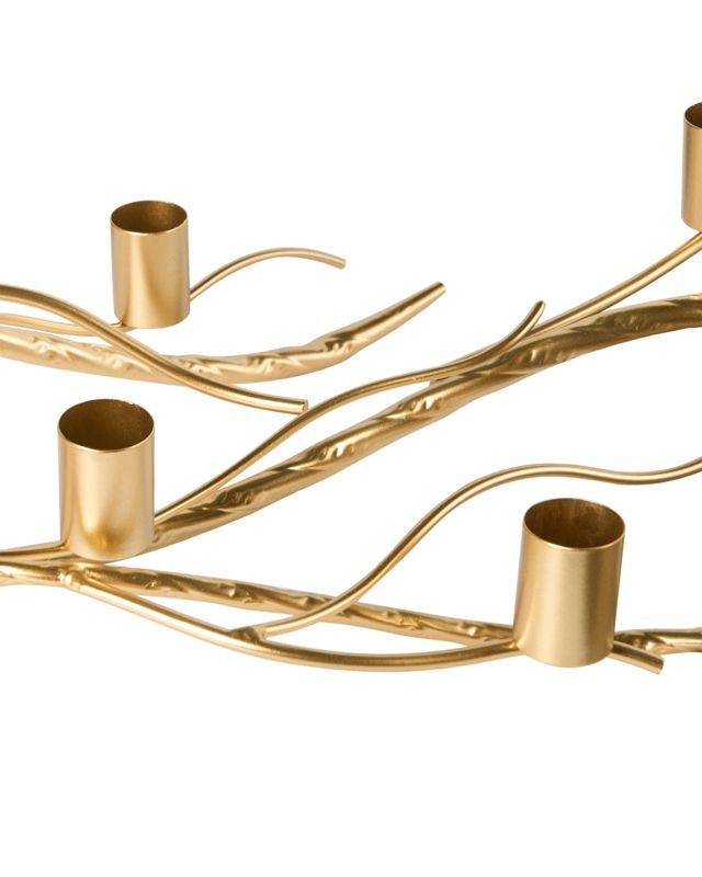 Arrentela metallysestage 10 cm i guld, 1 stk.