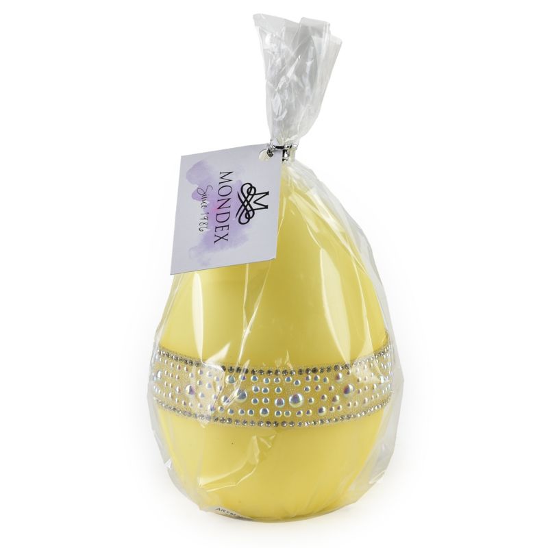 Lysestage MONDEX CRYSTAL 70 x 110 x 70 mm Gul 1 stk.