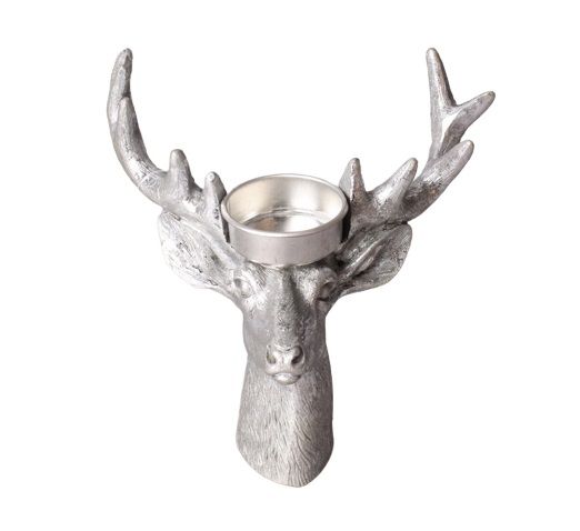 MONDEX SANTA lysestage 0 x 150 x 130 mm sølv 1 stk.