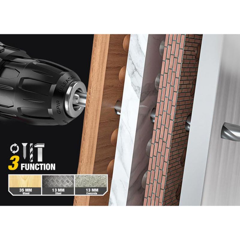 Caterpillar DX155 akku-boremaskine og skruetrækker 2 Ah, 1 stk.