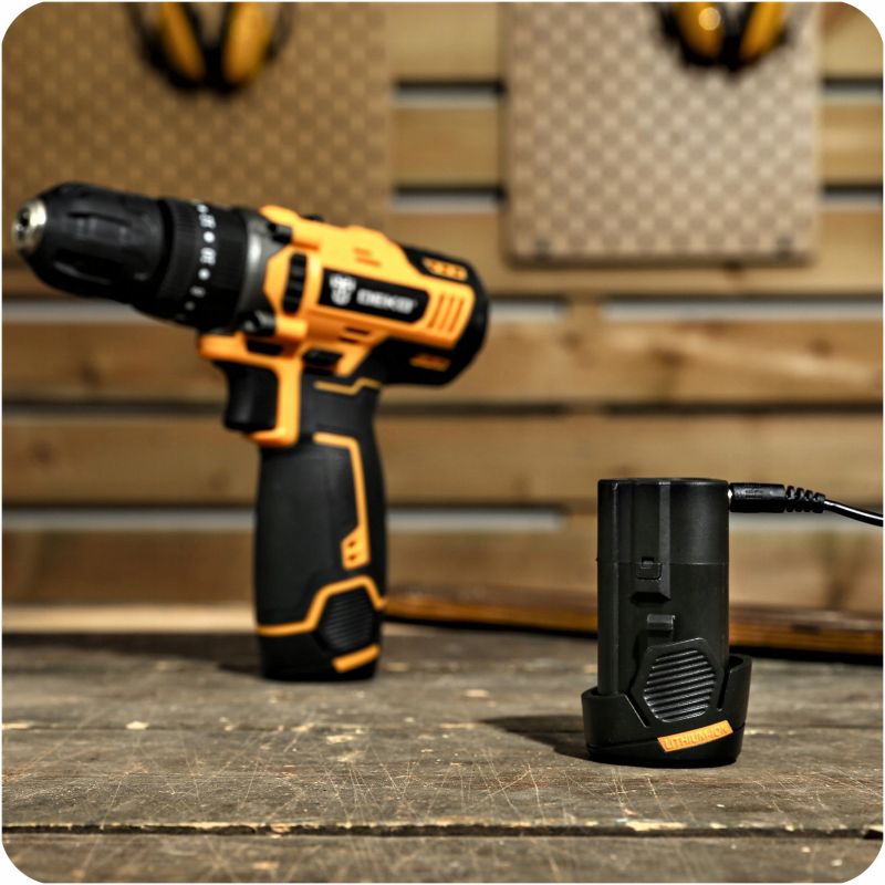 DEKO slagboremaskine og skruemaskine 28 Nm 12 V 1,5 Ah 1 sæt