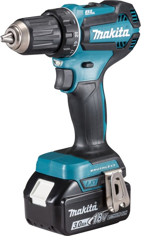 Makita LXT 18 V akku-boremaskine/skruemaskine med 2 x 3,0 Ah batterier